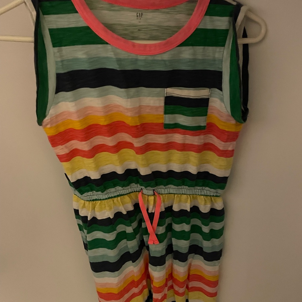 GAP Kids Striped Multicolor Dress